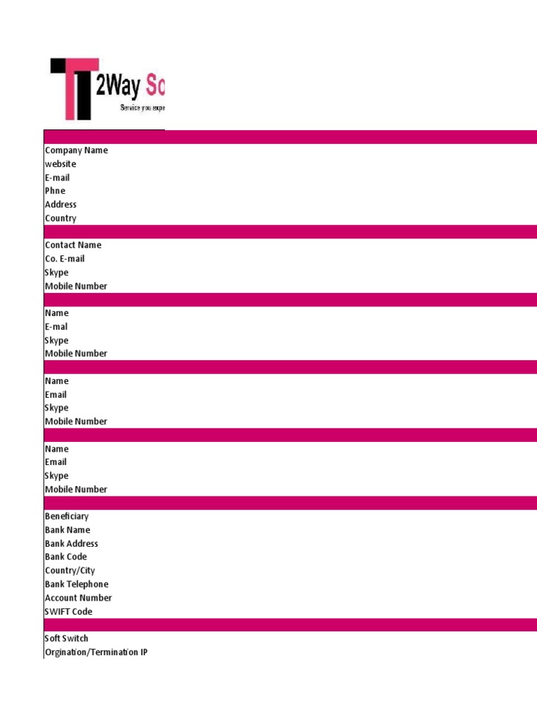 2Way Solution Limited Company Info | PDF