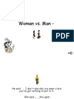 Woman vs. Man