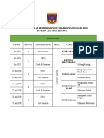 Jadual Amalan Sivik Baharu PKP