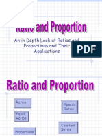 An in Depth Look at Ratios and Proportions and Their Applications