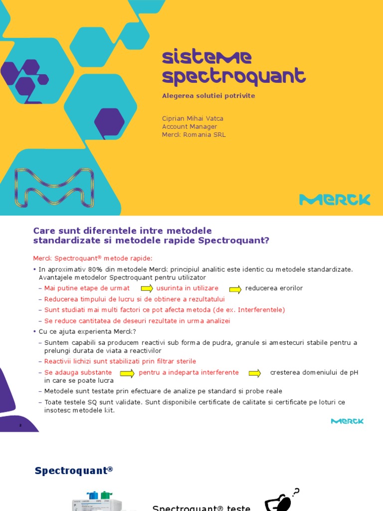 Sisteme Spectroquant - Instrumente 2019 - 10 | PDF