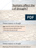 Lesson 7 - Humans Affecting Drought