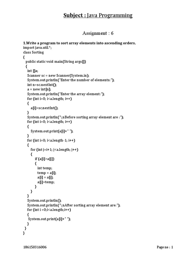 Subject:: Java Programming | PDF | Matrix (Mathematics) | Operator Theory