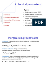 Chemical Water Quality Parameters