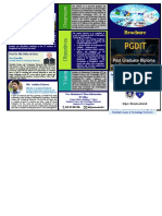 PGDIT Brochure (English)
