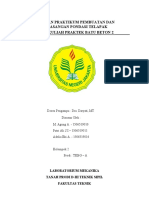 PRAKTIK PEMBUATAN DAN PEMASANGAN PONDASI TELAPAK