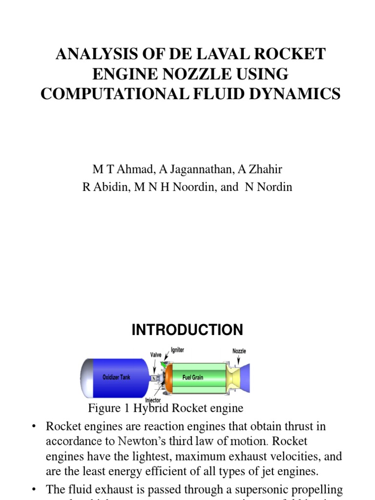 (Issa 2020) CFD Analysis of de Laval Rocket Engine Nozzle | PDF ...