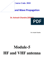 Antenna and Wave Propagation: Course Code-3010