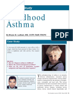 Childhood Asthma: CME Case Study