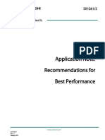 Application Note: Recommendations For Best Performance: Wireless & Sensing Products