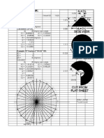 Frustum Calculator:: Given: d1, d2, & Phi 0.25 3 Calculation: (D 2R) H