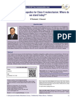 Functional Jaw Orthopedics For Class II Malocclusion: Where Do We Stand Today?