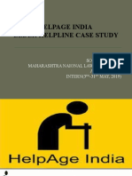 Helpage India Elder Helpline Case Study
