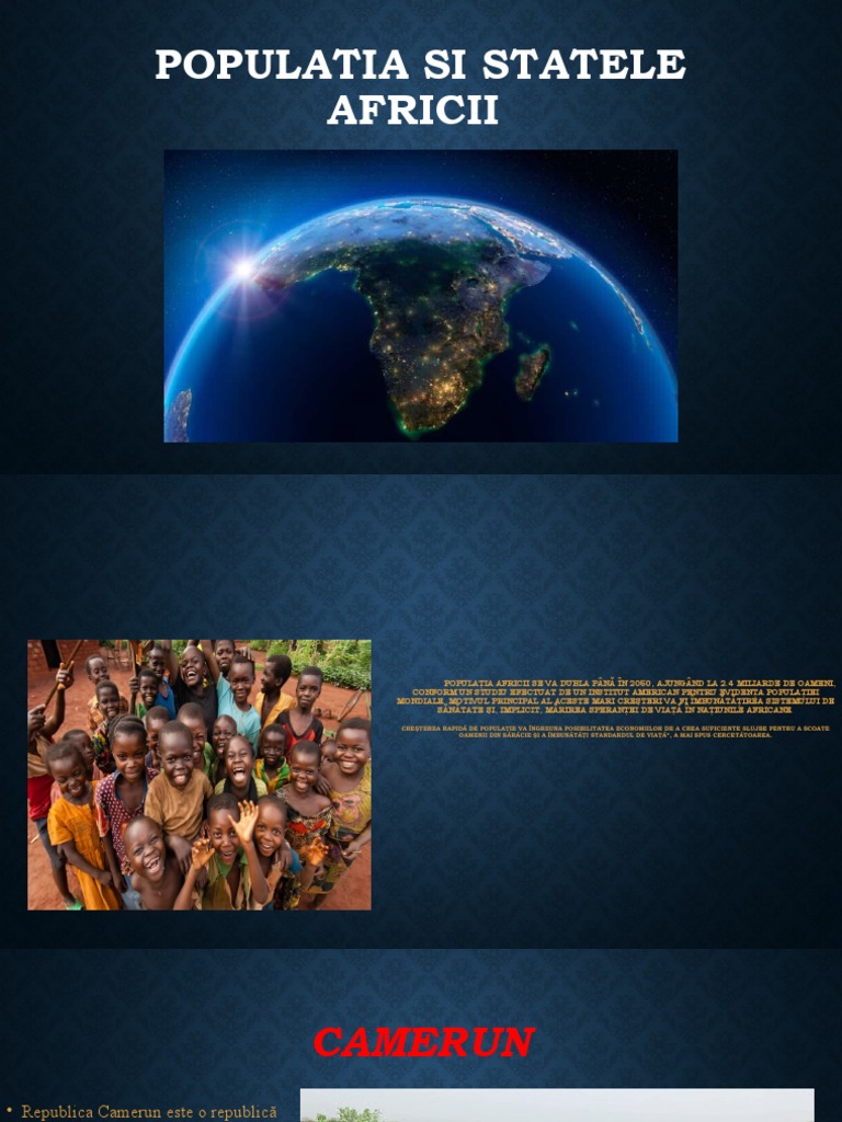 Populatia Si Statele Africii | PDF