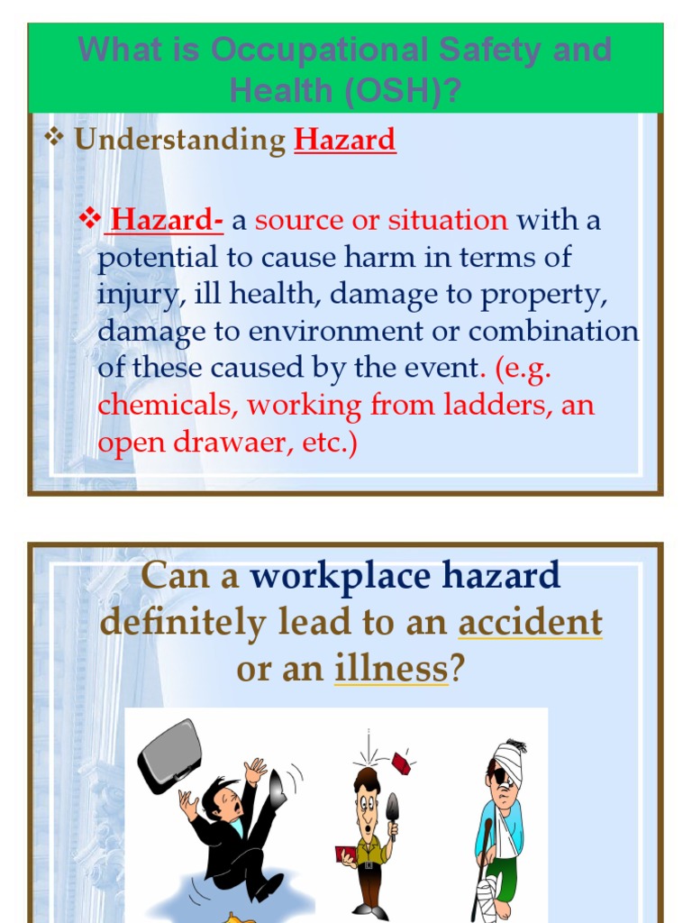 Understanding Occupational Safety Hazards | PDF | Hazards ...