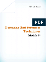 CHFIv9 Labs Module 05 Defeating Anti-Forensics Techniques PDF
