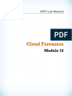 CHFIv9 Labs Module 10 Cloud Forensics PDF