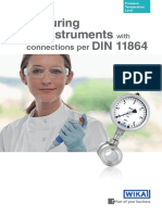 WIKA Measuring Instruments With Connection Per DIN 11864 2018