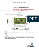 Setup and Users Manual: Hampshire TSHARC-12v Touch Screen Controller Board For RS-232 and PS/2