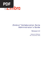 Zimbra NE Admin Guide 6.0.4