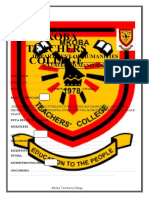Mkoba Teachers College: Department of Humanities