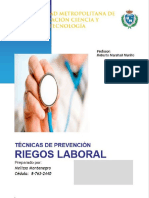 Técnicas de Prevención de Riesgos Laborales PDF