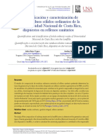 Cuantificación y Caracterización de Los Residuos Sólidos Ordinarios de La Universidad Nacional de Costa Rica, Dispuestos en Rellenos Sanitarios