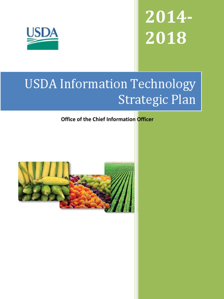 USDA Plan | PDF | Cloud Computing | Geographic Information System
