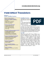 Junction Field Effect Transistors Field Effect Transistors