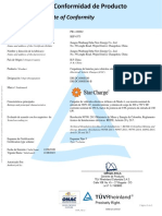 Certificado RETIE Cargador Eléctrico Buses PDF