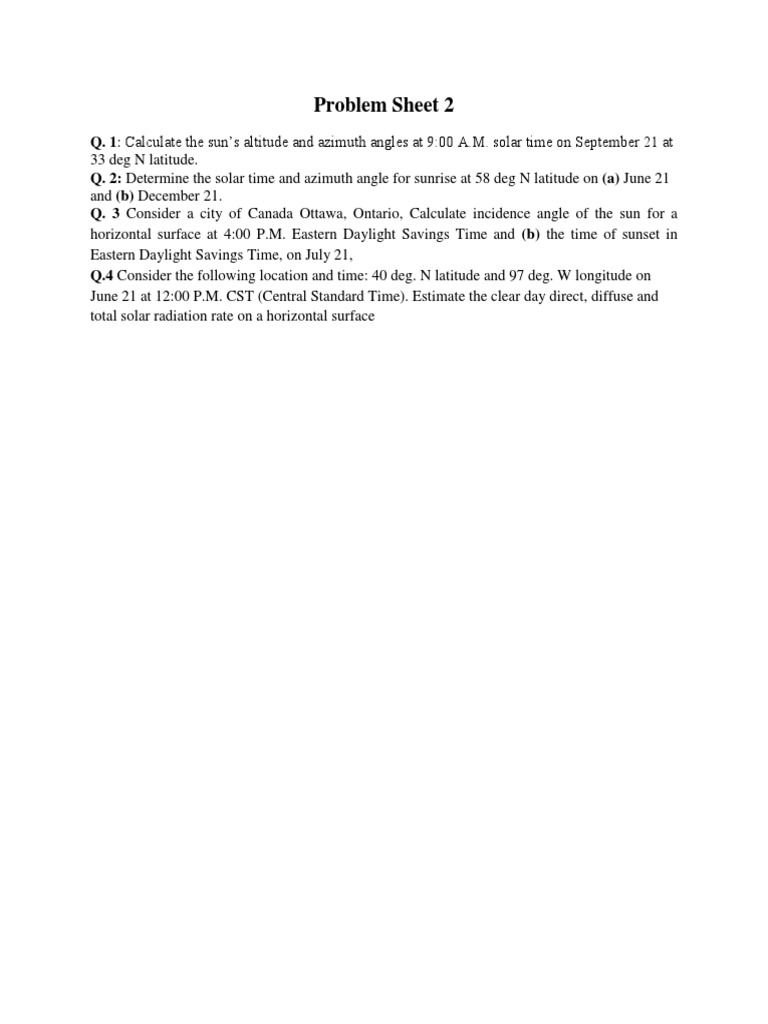Problem Sheet 2 ME595 PDF | PDF