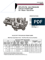 Dfs (FD-FS) : High Pressure Duplex Steam Pump Air - Steam - Gas Driven