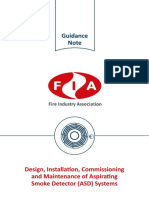 Guidance Note: Design, Installation, Commissioning and Maintenance of Aspirating Smoke Detector (ASD) Systems