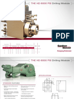 The HD 6000 PSI Drilling Module Specifications