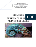 SKRIPTA Skraćena Verzija - Biologija I R.