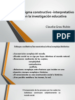 Paradigma Constructivo - Interpretativo PDF