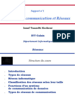 Systèmes de Communication Et Réseaux: Support N°1