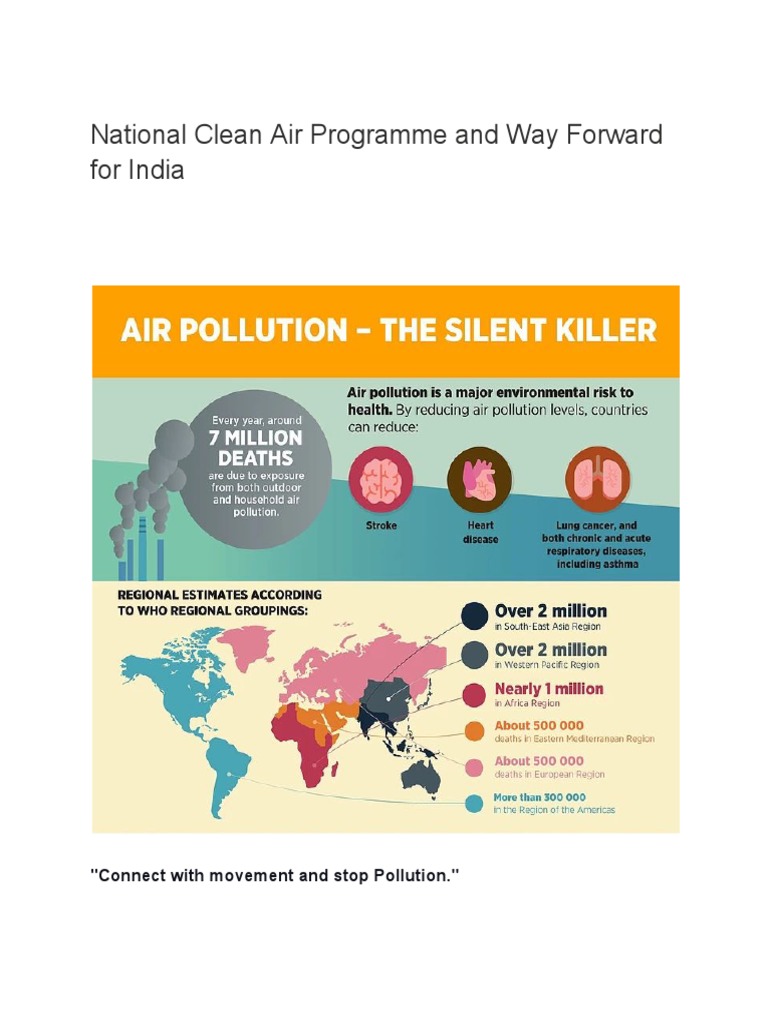 National Clean Air Programme Overview | PDF | Air Pollution ...
