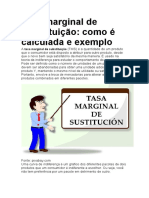 Taxa de substituição marginal (TMS