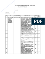 Kisi UAS Sosiologi XI KTSP SMT Genap 2015-2016