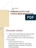 5Personality and Consumer Behavior