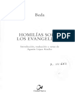 Homilía Sobre Los Evangelios - San Beda (Tomo 2) PDF