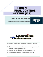 4) Internal Control System