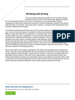 Drinking and Driving PDF