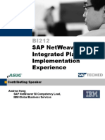 Sap Netweaver Bi - Integrated Planning Implementation Experience