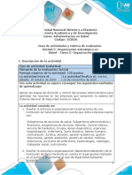 Guía de Actividades y Rúbrica de Evaluación - Unidad 2 - Tarea 3 - Organización PDF