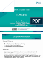 Planning: Systems Analysis & Design