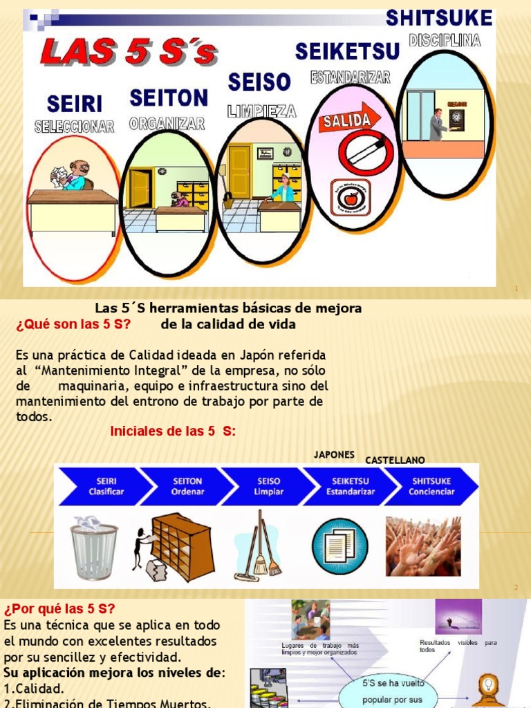 Platica de 5 Ss | PDF | Calidad (comercial) | Business