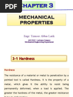 Hardness & Fatigue