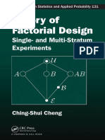 Factorial Design - Single - and Multi-Stratum Experiments (2013 PDF